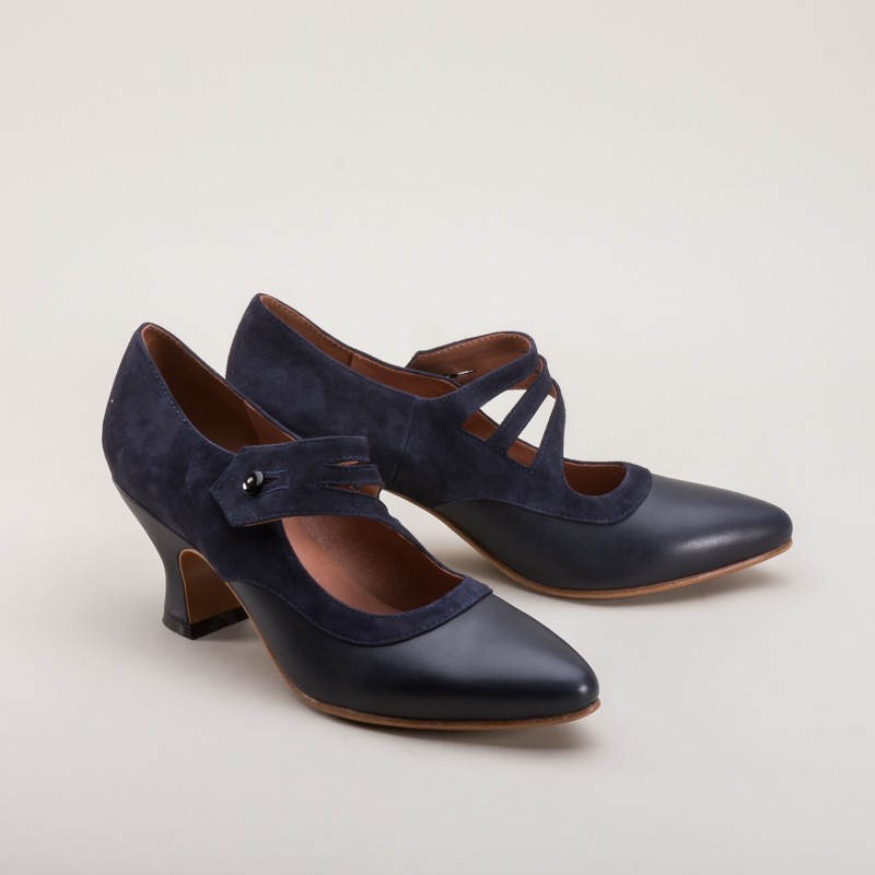 navy blue shoes